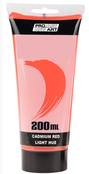 6.7oz Acrylic Paint Cadmium Red Light Hue
