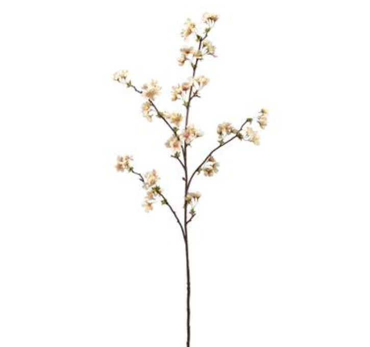 36" Quince Blossom Spray Apricot/Peach 36" Quince Blossom Spray Apricot/Peach