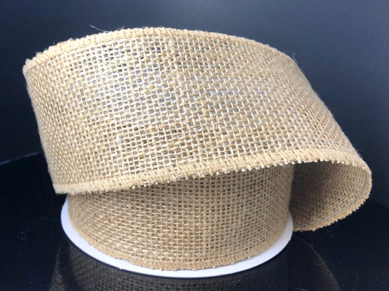2.5&quot;x10yd Burlap Natural