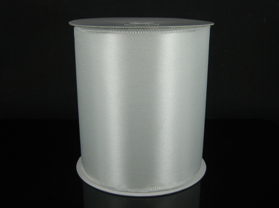 4&quot;x10yd Wired Satin White