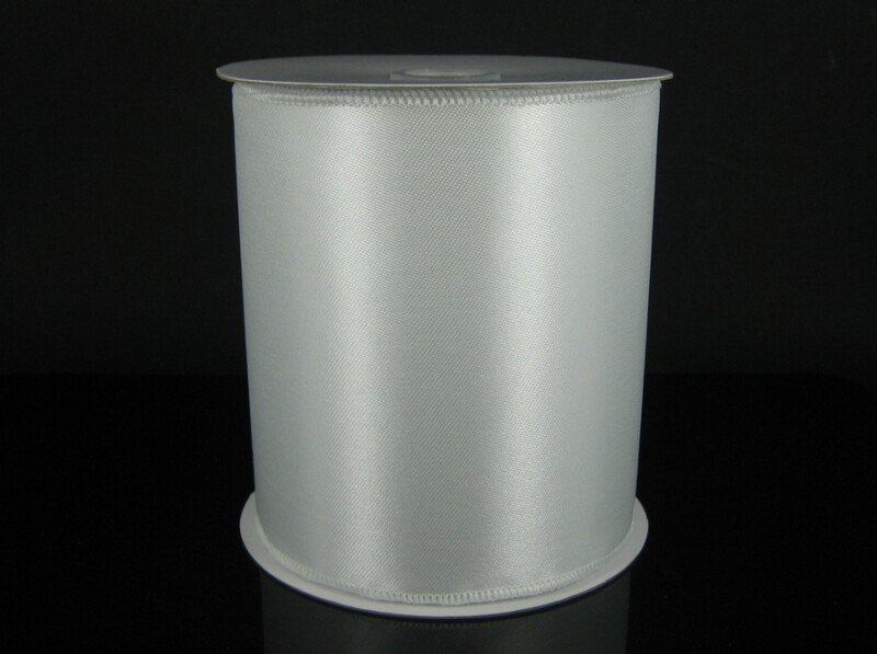 4&quot;x10yd Wired Satin White