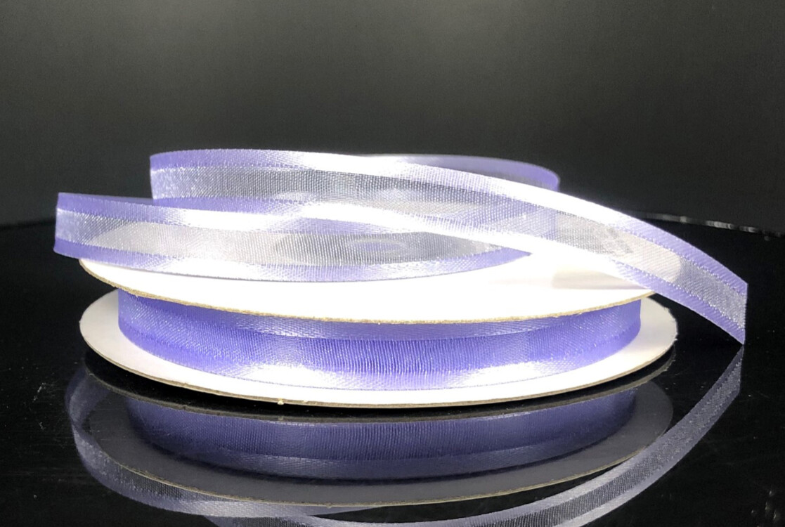 3/8"x25yd Satin Edge Sheer Iris