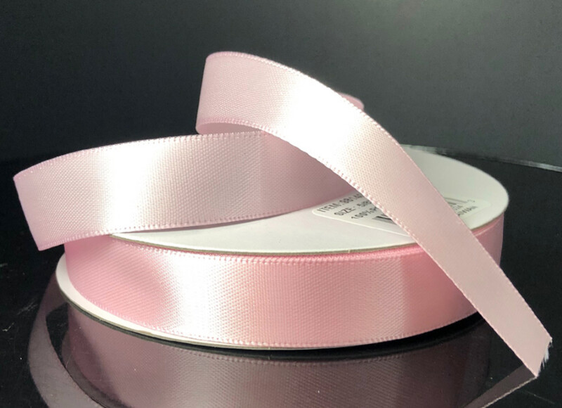 5/8&quot;x25yd Double Faced Satin Pink
