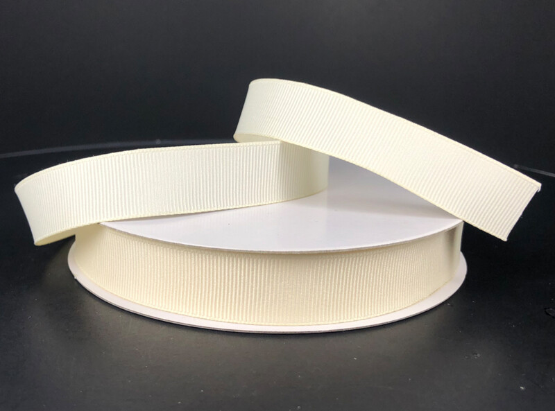 5/8&quot;x25yd Grosgrain Ivory