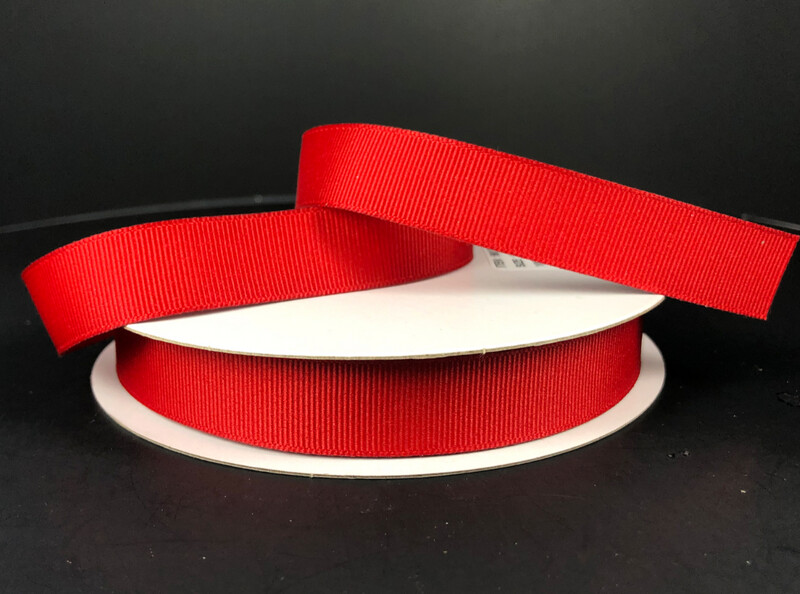 5/8&quot;x25yd Grosgrain Red