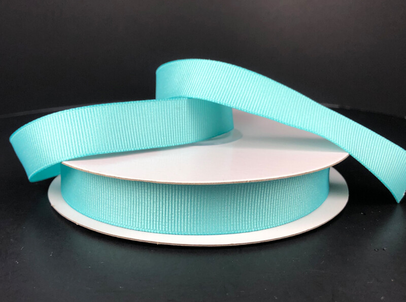 5/8&quot;x25yd Grosgrain Aqua