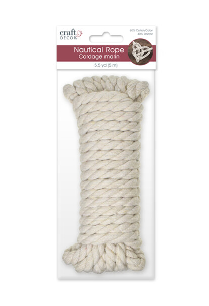 0.3&quot;x5.5yd Nautical Rope