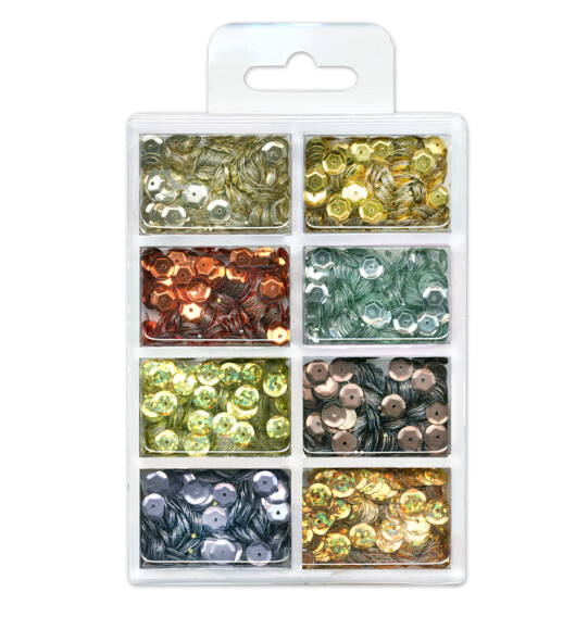 16g 6mm Cup Sequins Metallic