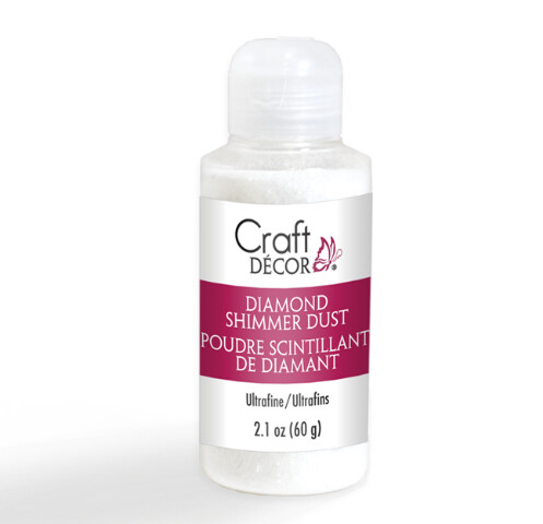 2.1oz Ultrafine Diamond Shimmer Dust White