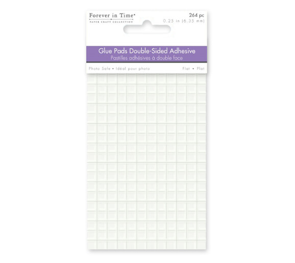 264pc 1/4&quot; Glue Pads