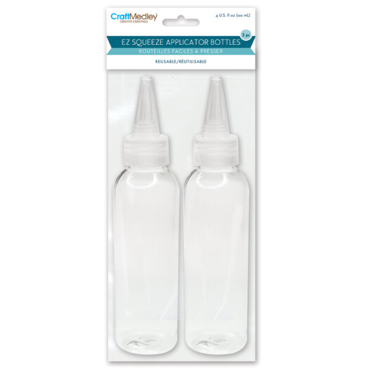 2pc 4oz Squeeze Applicator Bottles