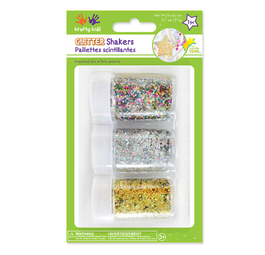 3pc 21gr Glitter Jewel Metallic Multi