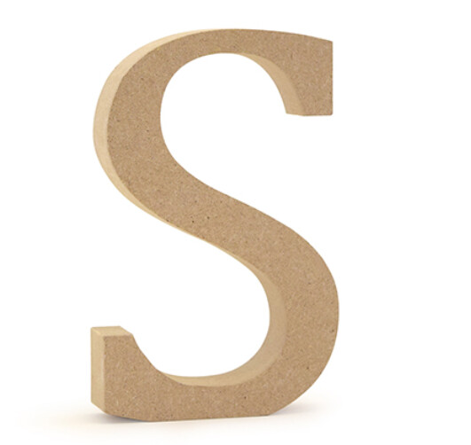 5-1/8&quot; Wood &quot;S&quot;