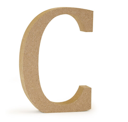 5-1/8&quot; Wood &quot;C&quot;