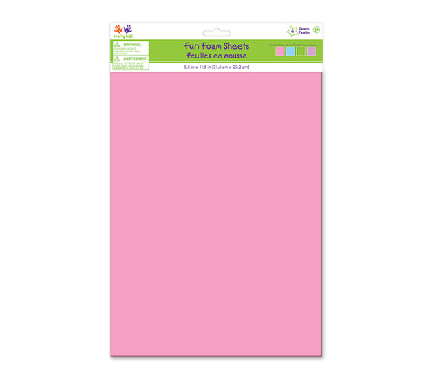 4pc 8.5&quot;x11.5&quot; Foam Sheet Pastels