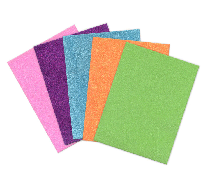 9&quot;x12&quot; 2mm Glitter Foam Sheet Assorted