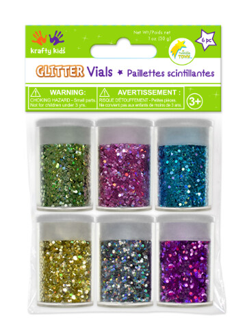 6pc 30gr Glitter Metallic Jewel Multi
