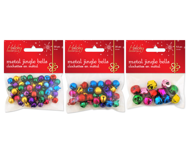 8/10/15mm Jingle Bells Multi Assorted