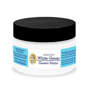 4oz White Gesso Acrylic Primer/Surface Prep