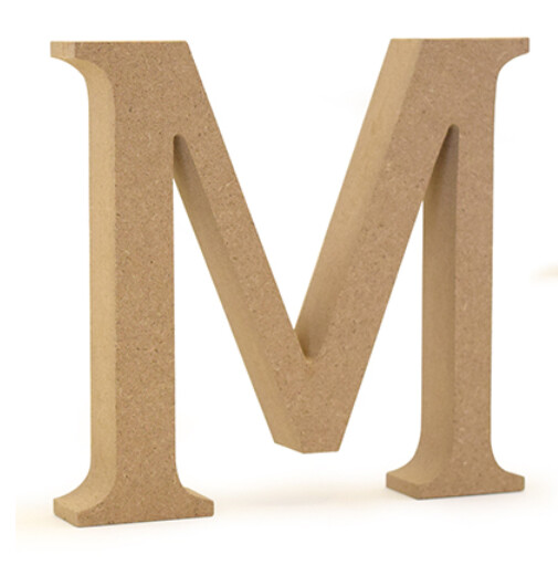 5-1/8&quot; Wood &quot;M&quot;