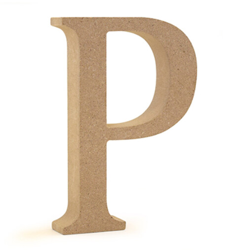 5-1/8&quot; Wood &quot;P&quot;