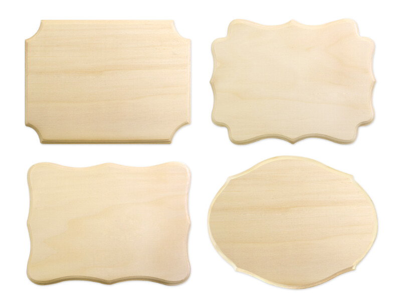 5.25&quot;x7&quot; Wood Plaque Assorted