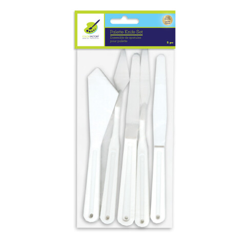 5pc Plastic Palette Knife Set
