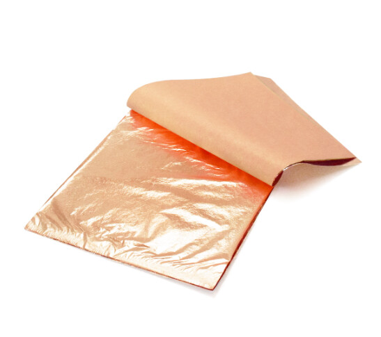 6pc 5.5"x5.5" Foil Leaf Sheets Copper