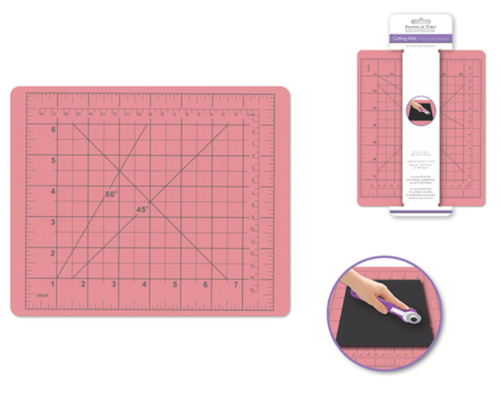 7.5"x9" Self Healing Cutting Mat (Imperial &amp; Metric Grid)