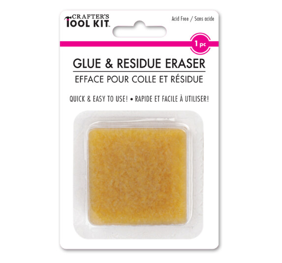 2&quot;x2&quot; Glue &amp; Residue Eraser