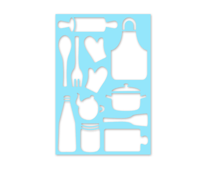 7.5&quot;x11&quot; Meal Prep Stencil