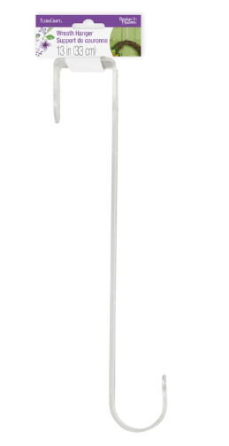 13&quot; Acrylic Wreath Hanger Clear