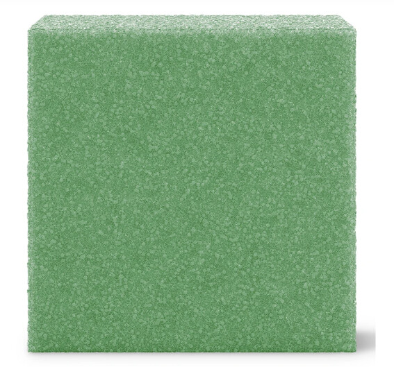 4&quot;x8&quot;x8&quot; Styrofoam Block Green