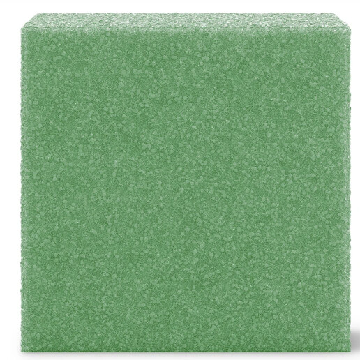3&quot; Styrofoam Cube Green