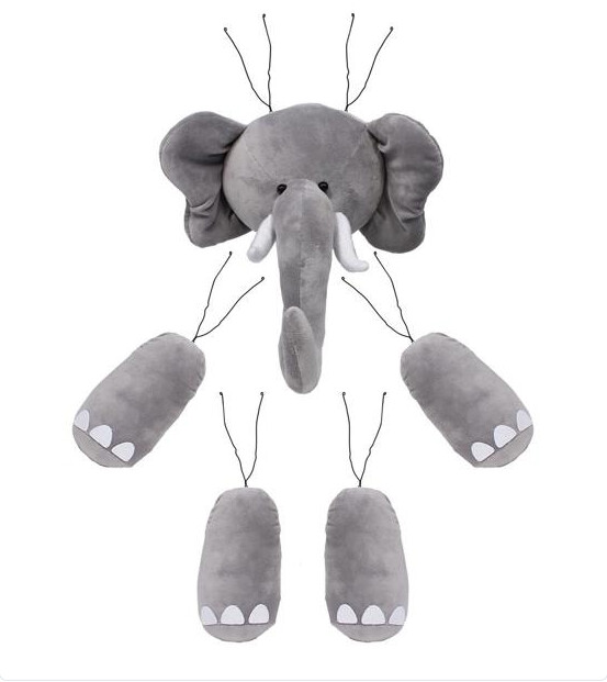 5pc 18&quot; Elephant Wreath Enhancement