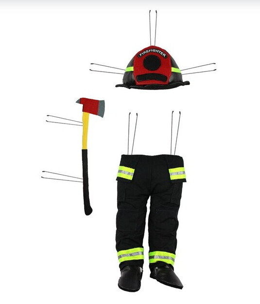 3pc 28"x8.5" Firefighter Wreath Enhancement 3pc 28"x8.5" Firefighter Wreath Enhancement