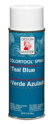 Design Master 12oz Spray Paint Teal Blue