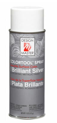 Design Master 12oz Spray Paint  Brilliant Silver