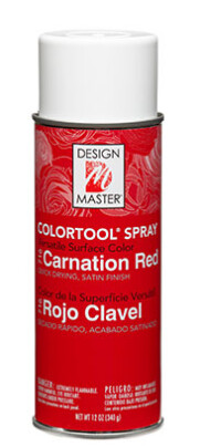 Design Master 12oz Spray Paint Carnation Red