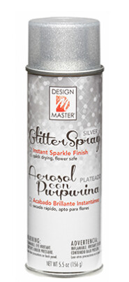 Design Master 5.5oz Glitter Spray Silver Design Master 5.5oz Glitter Spray Silver