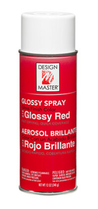 Design Master 12oz Spray Paint Glossy Red