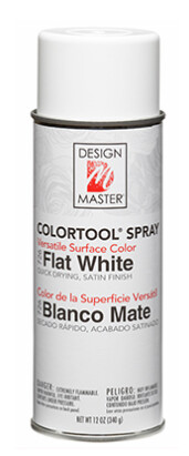 Design Master 12oz Spray Paint Flat White