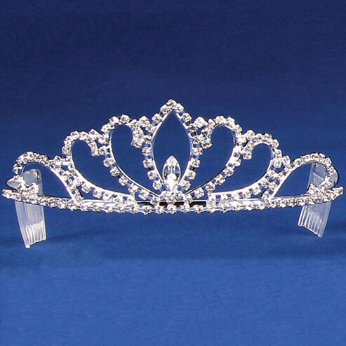 2&quot; Rhinestone Tiara Crystal