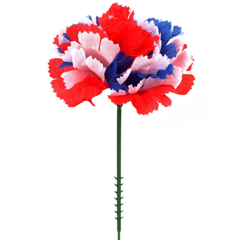 7" Carnation Pick w/3.5" Head Red/White/Blue 7" Carnation Pick w/3.5" Head Red/White/Blue