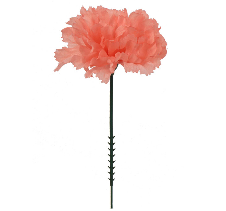 7&quot; Carnation Pick w/3.5&quot; Head Peach