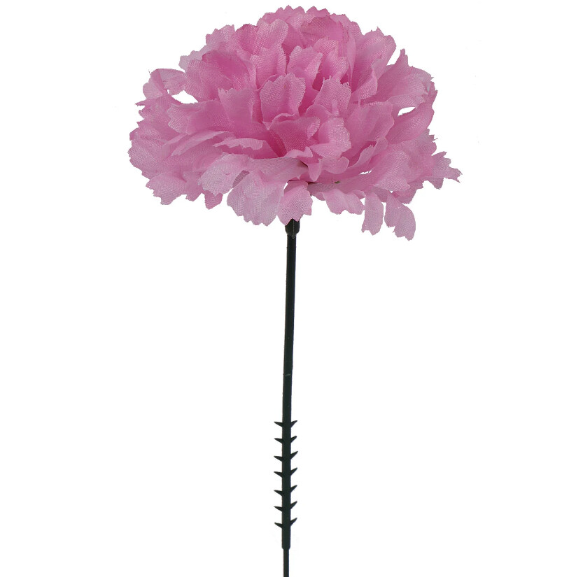 7&quot; Carnation Pick w/3.5&quot; Head Violet