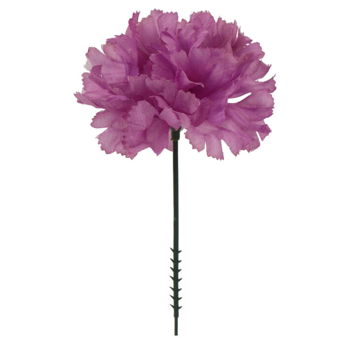 7" Carnation Pick w/3.5" Head Lavender 7" Carnation Pick w/3.5" Head Lavender