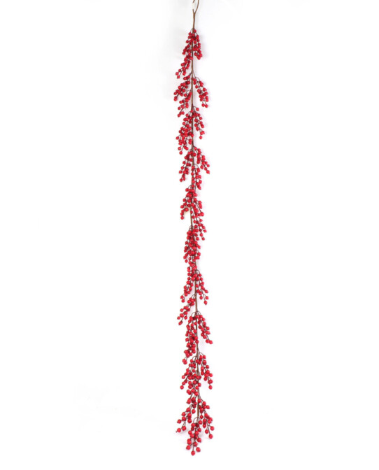 6&#39; Berry Garland Red