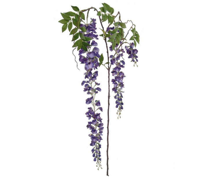 70&quot; Hanging Wisteria Spray Purple