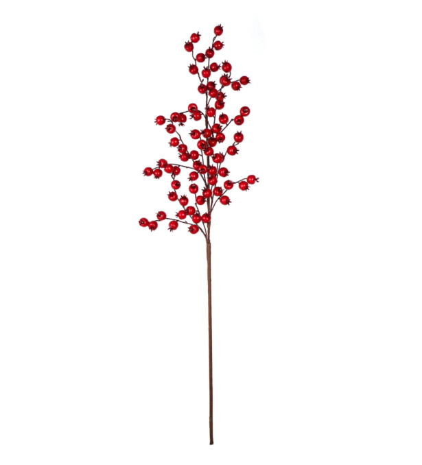 36&quot; Hawthorn Berry Spray Red